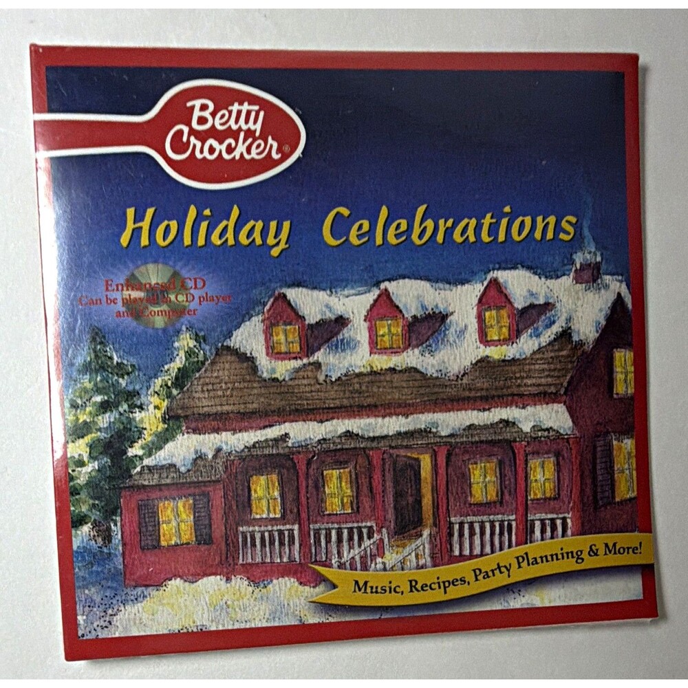 Betty Crocker Holiday Celebrations CD Holiday Music & Recipes
